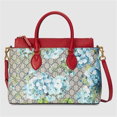 gucci tote bag blue